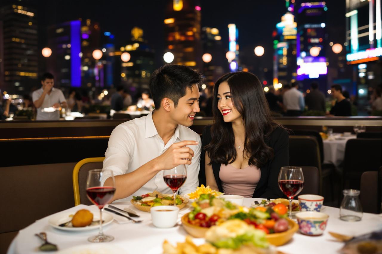 吾爱吃瓜 - 某顶流明星深夜被拍与神秘女子共进晚餐，疑似新恋情曝光